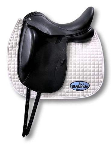 Used Custom Advantage 17.5" Monoflap Dressage Saddle