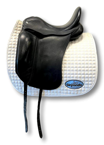 HOLD: Used Black Country Vinici 17.5" Dressage Saddle