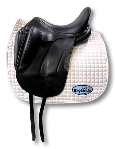 Demo Custom Saddlery Steffen's Advantage Monoflap 18" Dressage Saddle