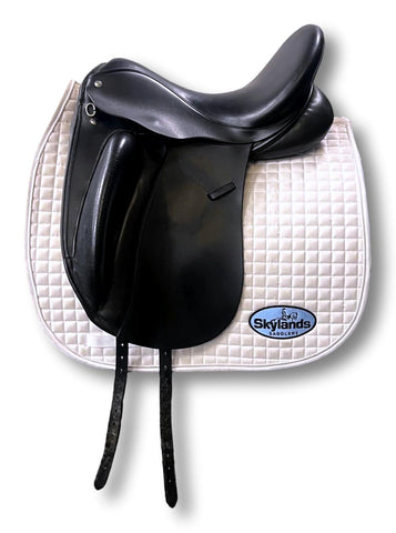 Used Custom Icon Star 18" Monoflap Dressage Saddle