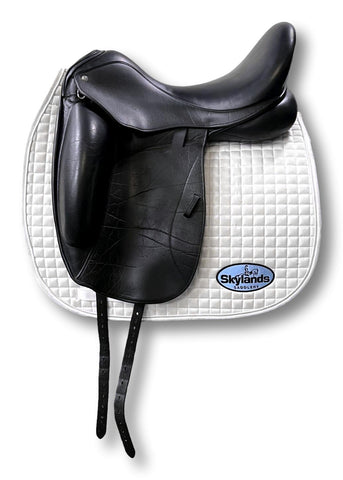 Used Custom Icon Star 18" Monoflap Dressage Saddle