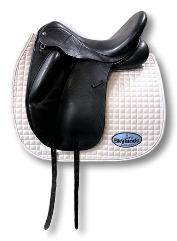 Used Equipe Emporio 18" Monoflap Dressage Saddle