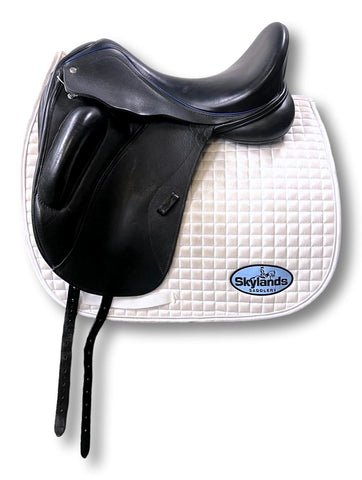 Demo Custom Saddlery Steffen's Advantage Monoflap 17.5" Dressage Saddle