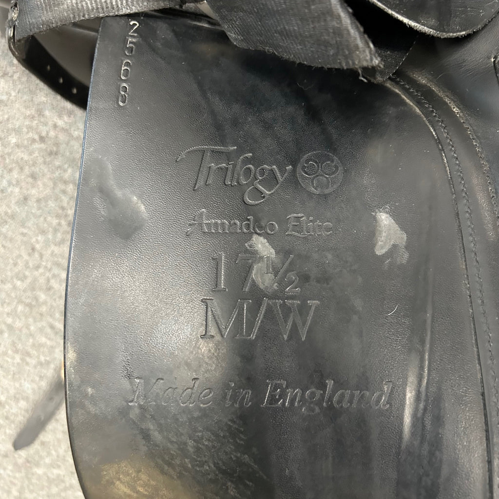 Used Trilogy Amadeo Elite 17.5" Dressage Saddle