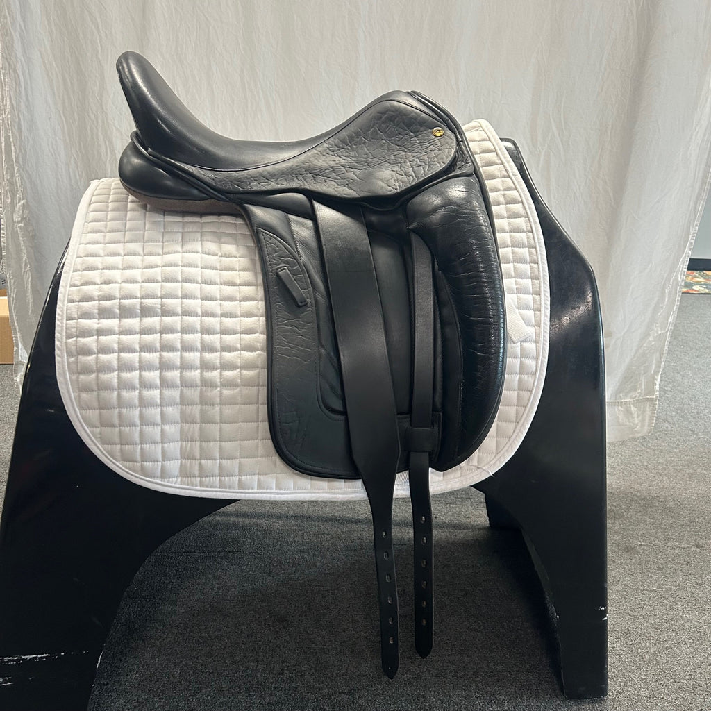 HOLD: Used Black Country Vinici 17.5" Dressage Saddle