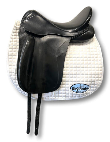 HOLD: Used Antares Tempo 17" Monoflap Dressage Saddle