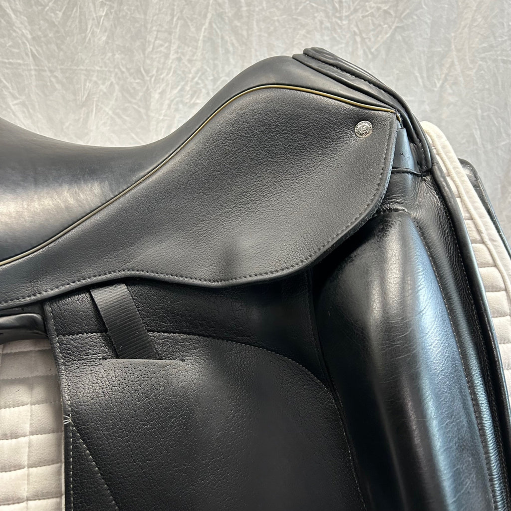 Used Custom Icon Star 18" Monoflap Dressage Saddle