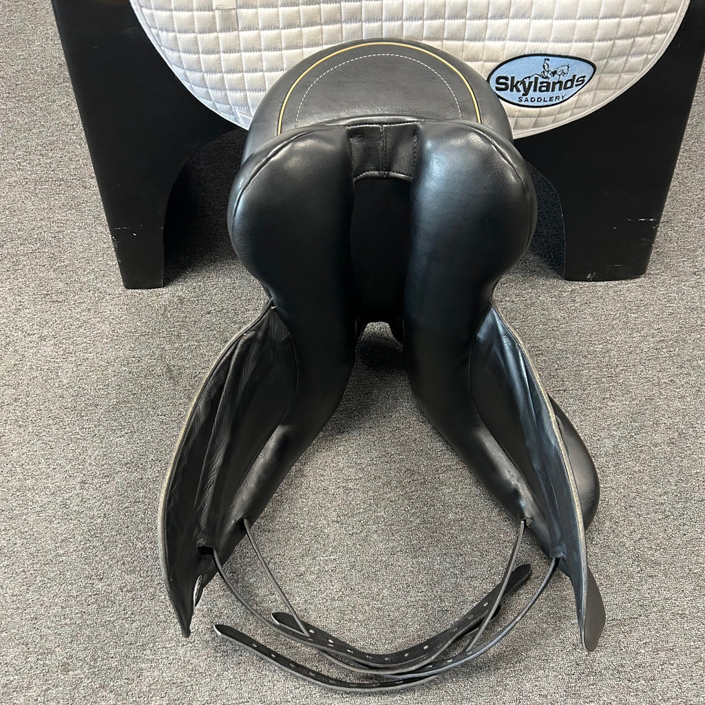 Used Custom Icon Star 18" Monoflap Dressage Saddle