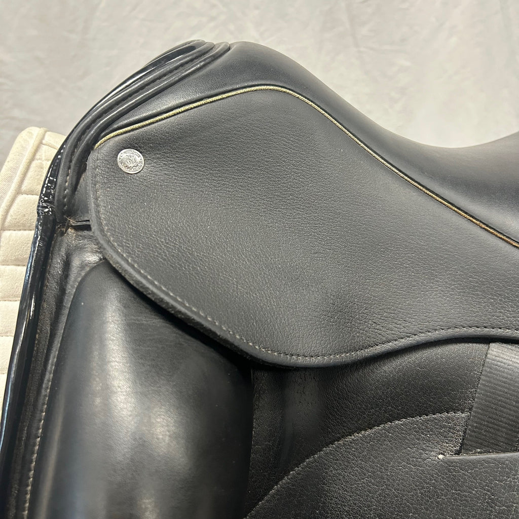 Used Custom Icon Star 17.5" Monoflap Dressage Saddle