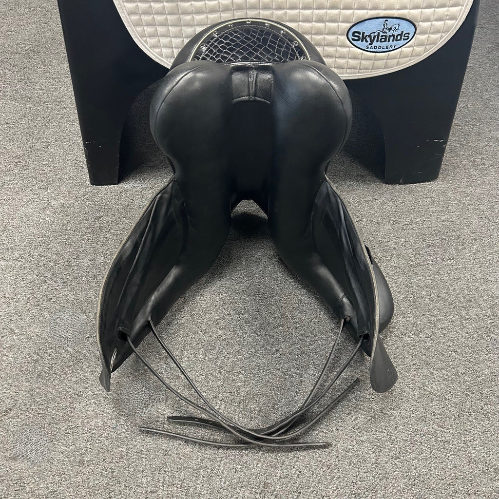 Used Custom Icon Star 17.5" Monoflap Dressage Saddle