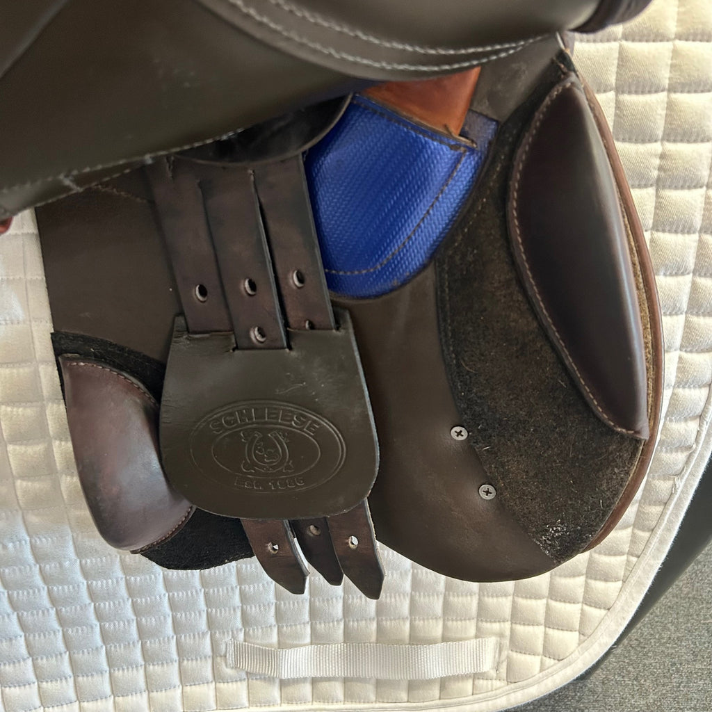 Used Schleese LightFlight 17.5" Jump Saddle