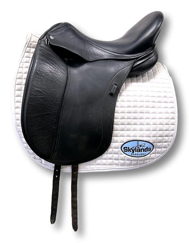 Demo Custom Saddlery Steffen's Advantage Monoflap 17.5" Dressage Saddle