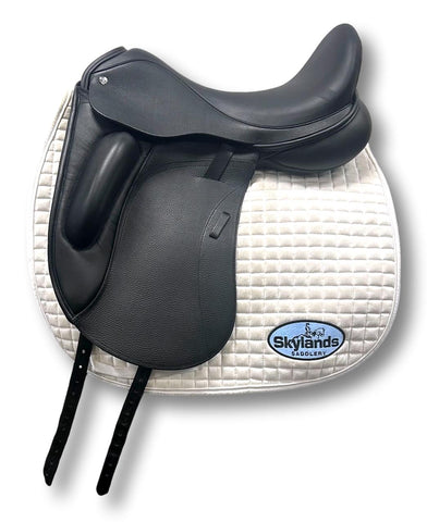 Demo Custom Saddlery Steffen's Advantage Monoflap 17.5" Dressage Saddle