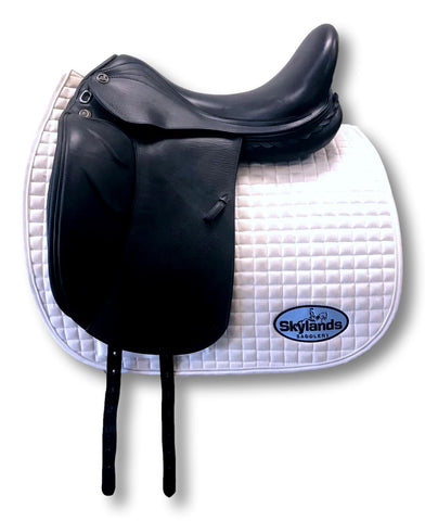 Used Equipe Emporio 18" Monoflap Dressage Saddle