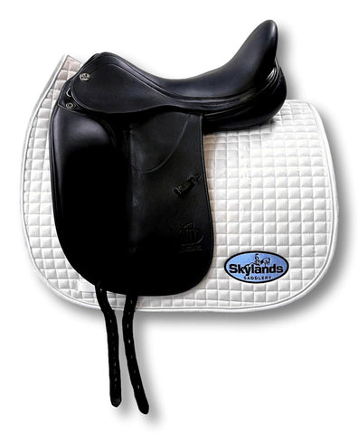 HOLD: Used Black Country Vinici 17.5" Dressage Saddle