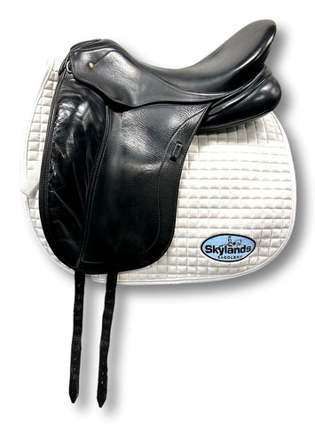 Used Equipe Emporio 18" Monoflap Dressage Saddle